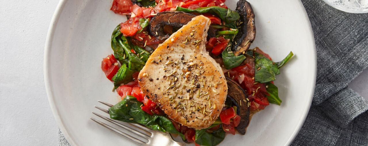 Thunfischsteak mit Rosmarin aus der Pfanne